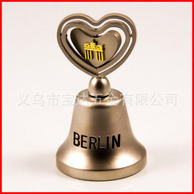 Manufacturers provide tourist German Bell quality zinc Alloy Bell Opening Meal Bell Metal advertising gifts
