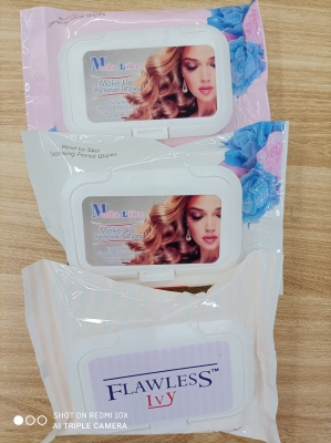 25 piece with ms wet wipes, discharge makeup wipes