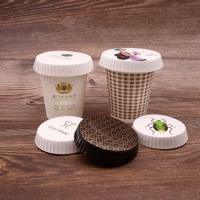Custom-made Logo disposable paper cup lid for hotel hotel home stay hair salon and beauty salon