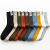 Long stocking women stockings spring/summer thin versatile Korean Web celebrity Japanese double needle fabric label socks