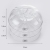 W16-2361 Kitchen Transparent Crisper Pet Refrigerator Storage Lunch Box Stackable round Food Preservation Cover