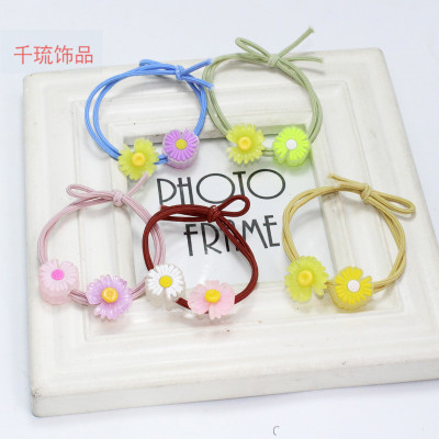 Creative New Chrysanthemum Mosquito Repellent Rubber Band Small Fresh Simple Perfume Flavor Hairtie Rubber Band Factory Direct Sales