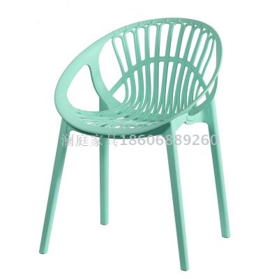 Dining chair balcony chair study chair cafe chair plastic chair leisure negotiation chair outdoor chair