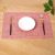 Factory Direct food mat Environmental protection 30*45 Solid color Encryption Western food mat table mat European hotel heat mat