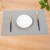 Hot-selling mat 30*45cm Telin Pure Color hotel Western-style food mat PVC worn resistant Western meal Mat washable meal mat