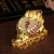 Car Decoration Alloy Diamond Golden Toad Perfume Holder Wholesale Car High-End Ornament Safe Fortune Golden Toad Golden Toad
