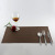 PVC western-style food mat 30*45cm solid color table mat Hotel Teslin Room mat 1*2 Table mat wholesale a substitute