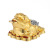 Car Decoration Alloy Diamond Golden Toad Perfume Holder Wholesale Car High-End Ornament Safe Fortune Golden Toad Golden Toad