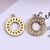 DIY Popular Zircon Earrings Metal Accessories Wool Embryo Korean Pendant High-Grade Pendant Hair Accessories Ornament