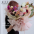 Flower clothes solid-color bouquet of fresh flowers, wrapping paper, bright film gift bag, flower material, youth flower