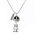 Europe and America Cross Border Limbs Moving Ghost Skull Hipster Men's Pendant Long Sweater Chain Large Skull Wholesale