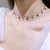 Sexy And Invisible Neck Children 'S Clavicle Female Fashion Short Clavicle Chain Neck Pearl Necklace Necklace