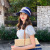 2020 Female Summer Korean version versatile fashion Sunshade hat folding along the Tidal grass Sunshade Hat Ladies Holiday Sunblock Cool Hat