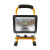 LED Flood Light 50W Floodlight Construction Site Light Portable Lamp Searchlight Red and Blue Flash Warning Light