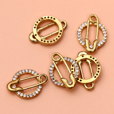 Micro Rhinestone Pendant Parts DIY Jewelry Material Handmade Bracelet Necklace Pendant Accessories Materials