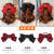 INS Black Big Bow Hairpin Women's Back Head Korean Internet Celebrity Fashion Hair Accessories Hair Rope Hair Rope Korean Style