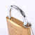 And then yee Warehouse door anti-theft anti-rust hair locks small padlock imitation copper padlock bag Zipper lock