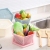 D03-752 Lightweight Storage Basket Hexagon Storage Basket Kitchen Vegetable Drain Basket with Lid Multi-Color Options