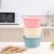 D03-752 Lightweight Storage Basket Hexagon Storage Basket Kitchen Vegetable Drain Basket with Lid Multi-Color Options