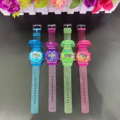 Chiyi fashion silver spring onion clamshell compass electronic watch wrist decoration compass children electronic watch