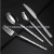 The new 2020 features embossed texture stainless steel western tableware seven stacked hotel steak knife and fork spoon