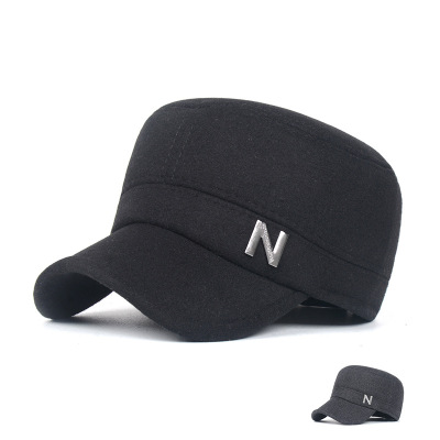 Spring and Autumn Baseball cap Spring and Autumn middle - aged warm Baseball cap old man cap ear - protection cap cap