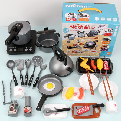 Cross Border kitchen toy set speical pressure cooker cooking light pressure pot over house toys