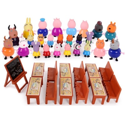 The Cake baking pepe, pig pig paggy toy a whole series of four role full play house, toys