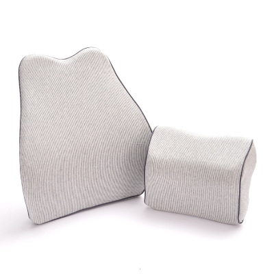 Office Processing Customization Automotive Headrest Cushion Lumbar Support Seat Striped Cartoon Waist Protection Memory Factory Customization