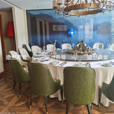 Hangzhou Mingdu Restaurant Pineapple chair Seafood Hotel light luxury dining chair restaurant box Nordic modern chairs
