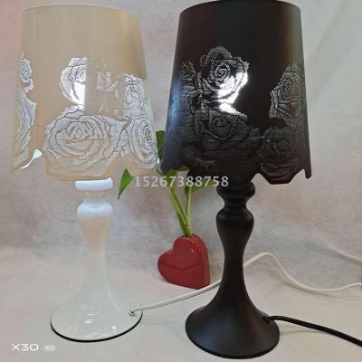 Wrought iron table lamp of Jian Ou style