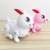 Stall Hot Sale Sound and Light Jumping Rabbit Singing Dancing Jumping Rabbit Electric with Light Children Wholesale
