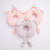 Custom New Long-Leg Unicorn U-Shaped Pillow Pp Cotton Moving Ear Travel Cartoon Cute Neck Pillow Wholesale Movable