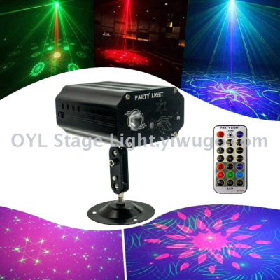Led Laser Light Mini Red Green Blue Stage Lights Disco Laser Spotlight Remote Control Laser Light Ktv Bar Private Room