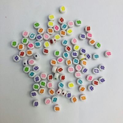Letter Beads DIY Accessories 26 Letters Mixed Single Letter Beads Digital Beads
