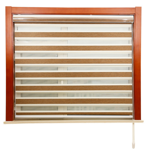 manufacturers wholesale double-layer soft yarn roller shutter yili shading curtain office home curtain breathable dimming