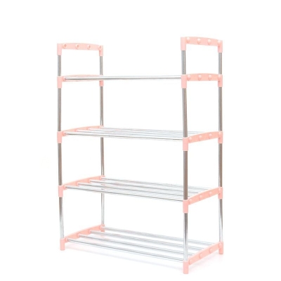 The New creative simple shoe rack with armrest multi - layer combination storage shoe rack hall dormitory feel small shoe rack