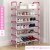 Simple multi-layer shoe rack Household Economy, door dustproof Storage space Saving shoe Cabinet Assembly small shoe rack