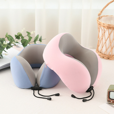 Summer cool pillow creative neck pillow u office neck pillow pillow memory cotton nap missile rebound portable pillow