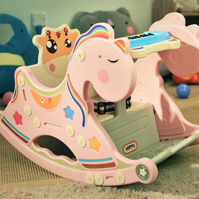 Baby rocking Chair music Horse rocking Toy Horse rocking Gift for children (Distributor)