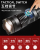 Cross-border P70 Strong flashlight LED Outdoor Power Display USB Charging P50 Top
