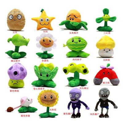 Wholesale cross - border hot style stuffed toy the plants vs. zombies pendent