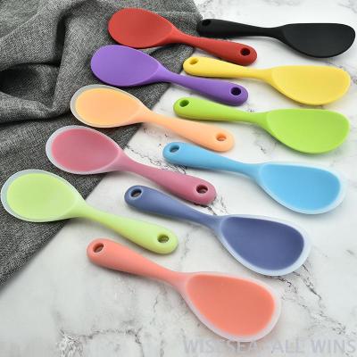 Silicone spoons household not sticky rice shovel high temperature resistant rice cooker shovels rice spoon