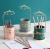 Umbrella Gold Makeup Brush Can Cosmetic Storage Box Makeup Brush Holder Pen Container Bucket Desktop Eyeliner Eyebrow Pencil Storage Container