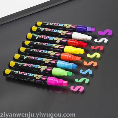 Mr. Mickey hand flat fluorescent board leds board pen pen to 7 mm fluorescent board special fluorescent erasable pen