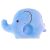 Baby Pillow Newborn Baby Pillow Baby Cartoon Elephant Creative Shape Toddler Anti-Deviation Head Memory Pillow