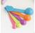 Multi-function with practical spoon set measuring cup five color spoons