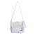 New Fresh Canvas Bag Ins Women's Shoulder Bag Adjustable Crossbody Bag White Embroidered Canvas Bag Customized