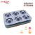 The New spot six straight pattern mold silicone baking cake tin pudding cake mould DIY muffin mould