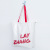 Ribbon Embroidered Canvas Bag Korean Style Ins Large Capacity Canvas Bag Cotton Bag Custom Single Shoulder Cotton Bag Custom